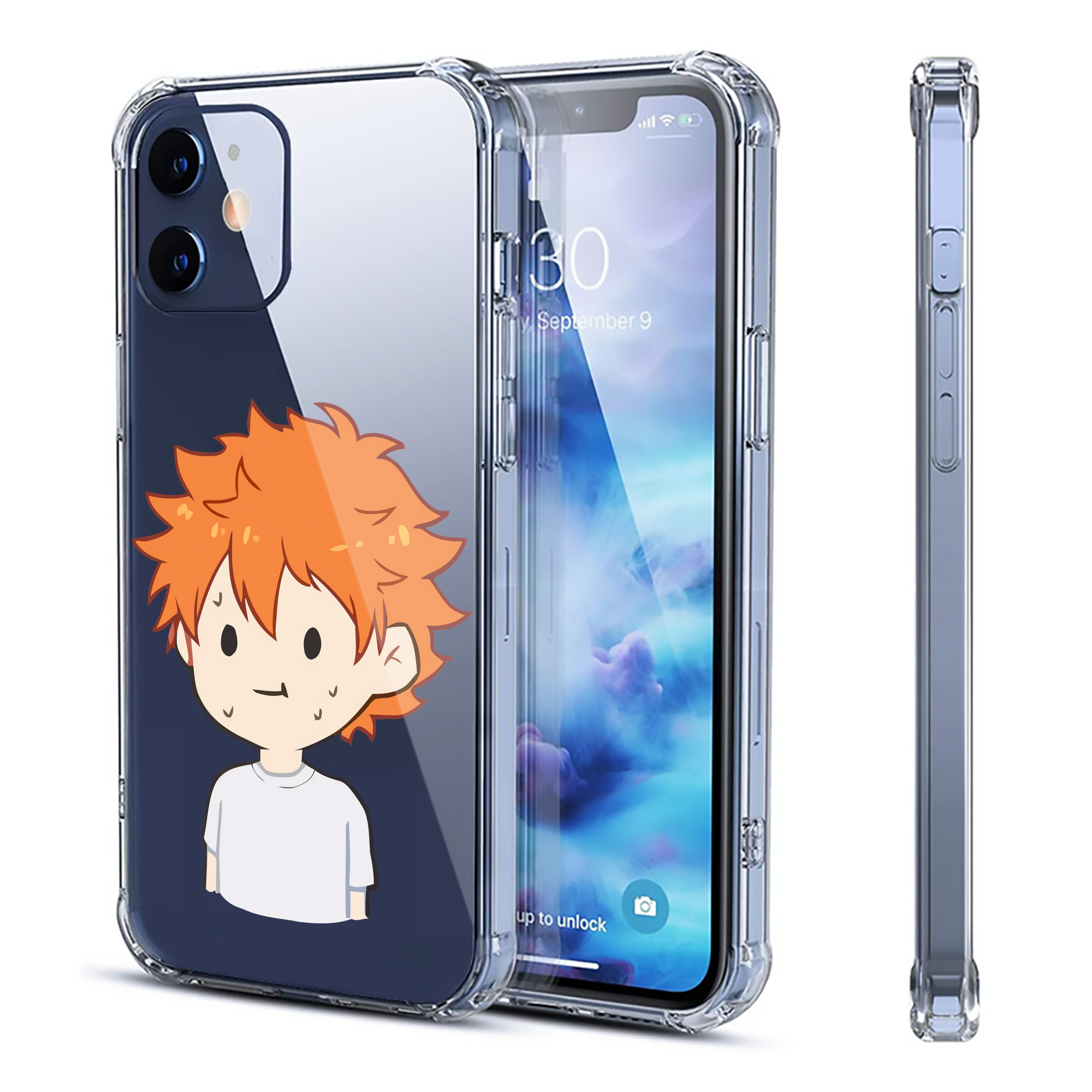 （画像用） ハイキュー!! Haikyu!! 【iPhone 12シリーズ対応】透明スマホケース（クリアソフトケース）